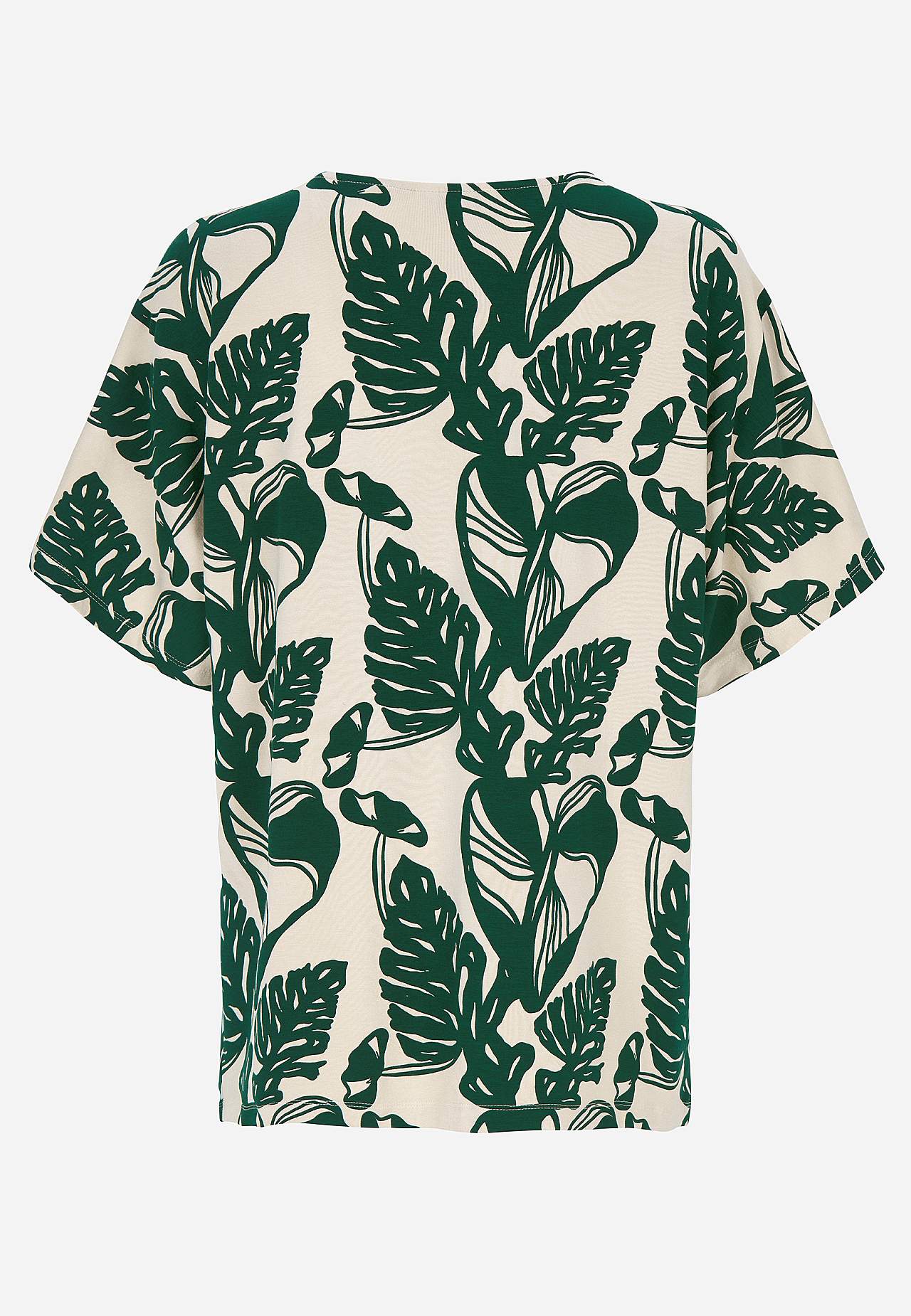 Trikotāžas tops ar kimono piedurknēm